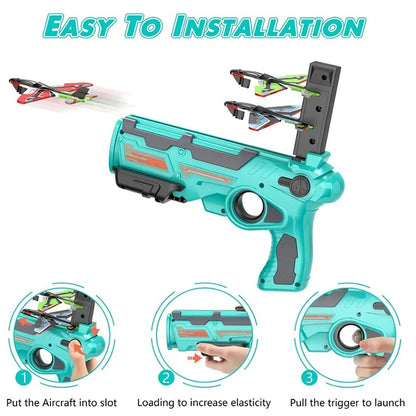 Ejection Plane Shooting Toy Gun